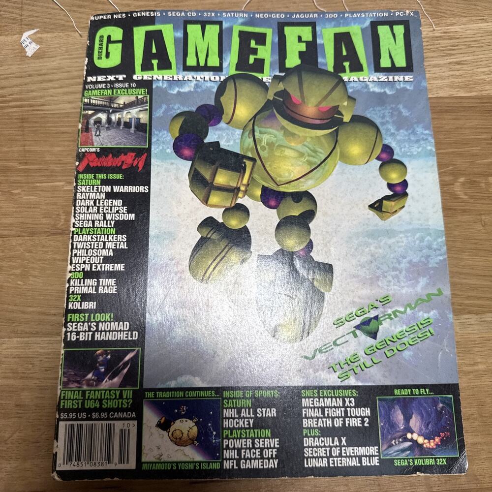 DieHard GameFan Magazine October 1995 Volume 3, Issue 10